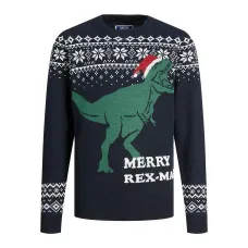 Men’s Jumper JORREXMAS Jack & Jones TREX Navy Blue Men