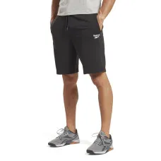 Pantalones Cortos Deportivos para Hombre  RI FT LEFT Reebok HS7377 Negro