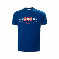 Camiseta de Manga Corta Hombre NORD GRAPHIC Helly Hansen 53763 607  Azul Rosa