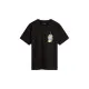 Camiseta de Manga Corta Infantil Vans Lil Reggie SS VN000JC4BLK1 Negro