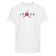 Child's Short Sleeve T-Shirt Jordan JUMPMAN SUSTAINABLE GRAPHI 95B922 001 White