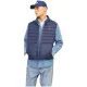 Men's Quilted Gilet Jack & Jones JJESPRINT BODYWARMER COLLAR NOOS 12258457 Navy Blue