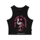 Tank Top Women Vans FLAMINGHOST FITTED TANK VN000GH8BLK1 Black