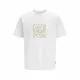 Camiseta de Manga Corta Hombre Jack & Jones JCOTARMAC CAMO FRONT TEE 12273239 Blanco