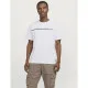 Camiseta de Manga Corta Hombre Jack & Jones JCOFUSION FULL BRANDING 12273120 Blanco