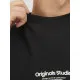 Men’s Short Sleeve T-Shirt Jack & Jones JORVESTERBRO TEE SS 12240121 Black