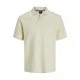 Polo de Manga Corta Hombre Jack & Jones JORFREDERIKSBERG Beige