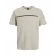 Men’s Short Sleeve T-Shirt Jack & Jones JCOFUSION FULL BRANDING 12273120 Grey