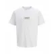 Men’s Short Sleeve T-Shirt Jack & Jones JORSPLIT FAKESTITCH BRANDING White