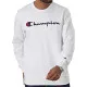 Sudadera sin Capucha Hombre Champion CREWNECK SWATSHIRT 220254 WHT Blanco