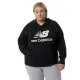 Sudadera con Capucha Mujer New Balance WT03550 Negro