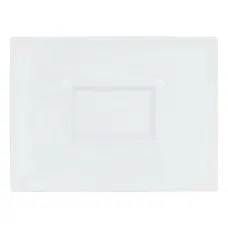 Plato Llano Gourmet Porcelana Blanco (29,5 x 22 x 3 cm)