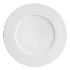 Plato Llano Globe Sahara Porcelana Blanco (Ø 32,5 cm)