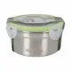 Hermetic Lunch Box Quttin Circular 300 ml Stainless steel (12 Units)