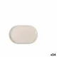 Snack tray La Mediterránea Ivory Oval 20 x 13 x 2 cm (24 Units)