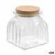 Tarro La Mediterránea A rayas 660 ml Vidrio (24 Unidades)