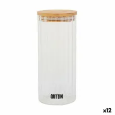 Tarro Quttin Vidrio de Borosilicato 1,05 L (12 Unidades)