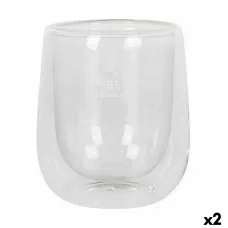 Set de Vasos Santa Clara Térmico Vidrio de Borosilicato 2 Piezas (2 Unidades)
