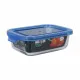 Rectangular Lunchbox with Lid Quttin Blue Rectangular 14,5 x 11 x 5 cm (12 Units)