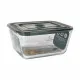 Fiambrera Hermética Santa Clara Gris 3 L Rectangular (4 Unidades)