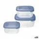 Set of lunch boxes Tontarelli Squared 3 Pieces (20 Units)