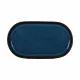 Snack tray La Mediterránea Chester Blue Oval 20 x 11 x 1,5 cm (18 Units)