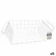 Basket for Kitchen Shelf Confortime White 43 x 24,4 x 18,5 cm (12 Units)