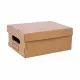 Storage Box with Lid Confortime Cardboard 30 x 22,5 x 12,5 cm (12 Units)