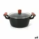 Casserole with glass lid Quttin Doha 39 x 28 x 15 cm (4 Units)