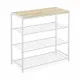 Estantería Confortime Blanco Madera Metal 60 x 30 x 63,5 cm (3 Unidades)