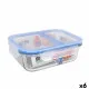 Hermetic Lunch Box Quttin 2 Compartments Rectangular 1 L (6 Units)