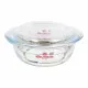 Casserole with lid Quttin Glass 1,1 + 0,3 L (3 Units)