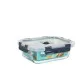 Hermetic Lunch Box Quttin Rectangular 600 ml (6 Units)