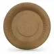 Plate set Algon Disposable kraft paper 3 Pieces 28 cm (24 Units)