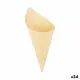 Set de Cuencos Algon Conos Desechables Madera 8 Piezas 18 cm (24 Unidades)