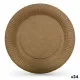 Plate set Algon Disposable kraft paper 10 Pieces 20 cm (24 Units)