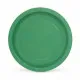 Plate set Algon Disposable Cardboard Green 10 Pieces 20 x 20 x 1,5 cm (36 Units)