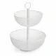 Fruit Bowl Confortime Double Metal 31 x 31 x 41 cm (4 Units)