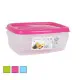 Hermetic Lunch Box Dem Rectangular 22,5 x 15,5 x 9,5 cm (12 Units)