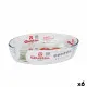 Oven Dish Quttin   Glass Oval 1,8 L 26,2 x 17,8 x 6,1 cm (6 Units)