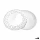 Cake stand Algon White 16 x 16 x 1,5 cm Circular (4 Pieces) (48 Units)