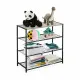Shelves Confortime Black Metal 60 x 30 x 63,5 cm (3 Units)