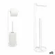 Toilet Roll Holder Confortime White 15 x 15 x 54 cm (12 Units)