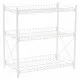 Shelves Confortime Metal White 52 x 34 x 55 cm (2 Units)