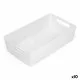 Cesta Multiusos Confortime Blanco 38 x 22 x 9,5 cm (10 Unidades)