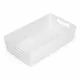Cesta Multiusos Confortime Blanco 38 x 22 x 9,5 cm (10 Unidades)