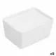 Stackable Organising Box Confortime With lid 17,5 x 13 x 8,5 cm (12 Units)