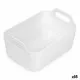 Multi-purpose basket Confortime White 24 x 16,7 x 11,2 cm (18 Units)