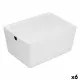 Stackable Organising Box Confortime With lid 35 x 26 x 16 cm (6 Units)