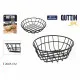Breadbasket Quttin Metal Circular 20 x 5 cm 4 mm (12 Units)